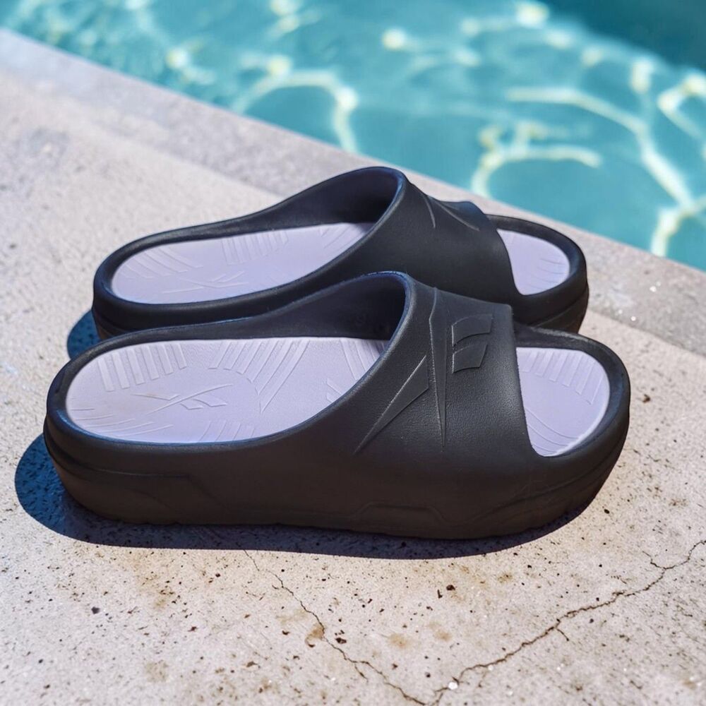 Reebok Black Slides